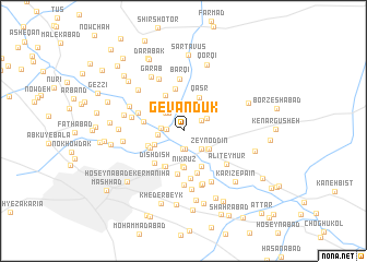 map of Gevandūk