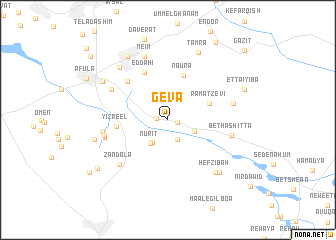 map of Geva‘