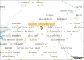 map of Gevelinghausen