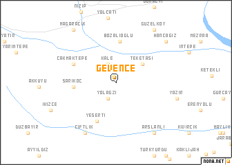 map of Gevence