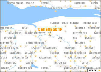 map of Geversdorf