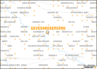 map of Geveshauser Grad