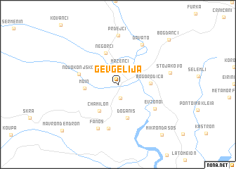 map of Gevgelija