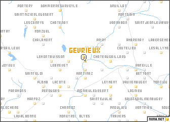 map of Gévrieux