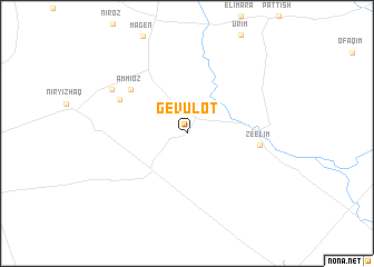 map of Gevulot