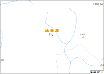 map of Gewada