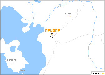 map of Gewanē