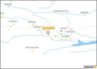 map of Gewāri