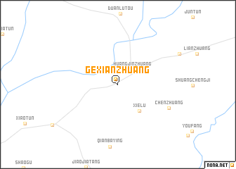 map of Gexianzhuang