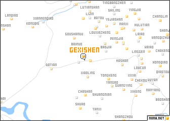 map of Gexishen