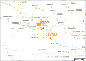 map of Geyali