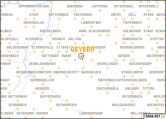 map of Geyern