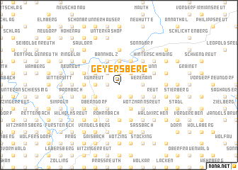 map of Geyersberg