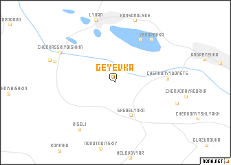 map of Geyevka