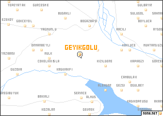 map of Geyikgölü