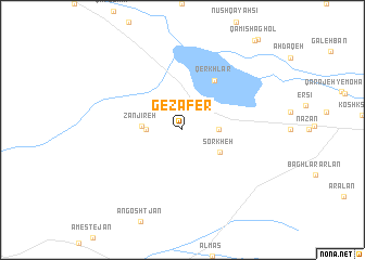 map of Gezāfer