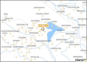 map of Gezak