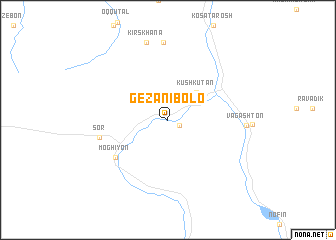 map of Gezani Bolo