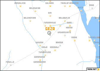 map of Geza