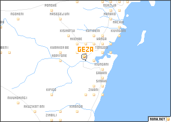 map of Geza