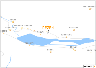 map of Gezeh