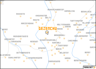 map of Gezenchu