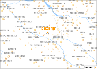 map of Gezeng
