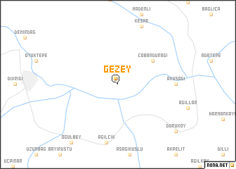 map of Gezey