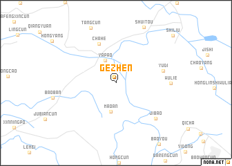 map of Gezhen