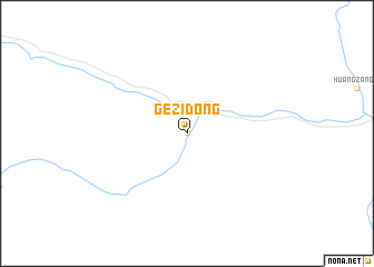 map of Gezidong