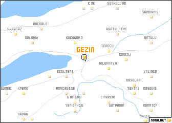 map of Gezin