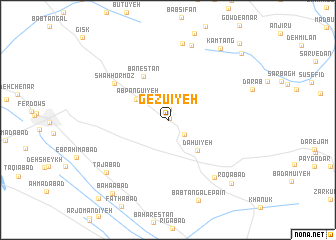 map of Gezū\