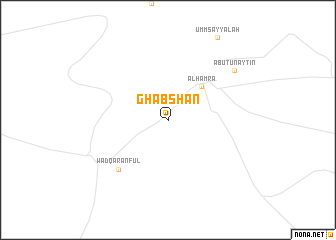 map of Ghabshān