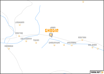 map of Ghadīr