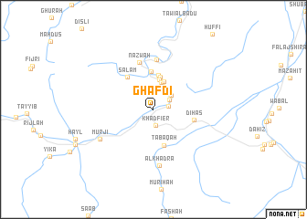 map of Ghafdī