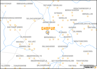 map of Ghafūr