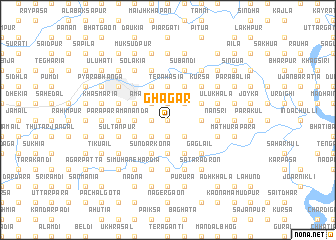 map of Ghāgar