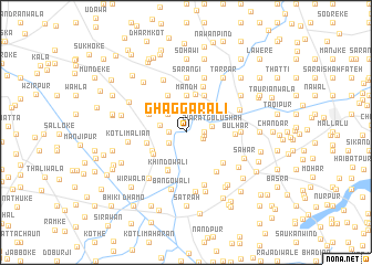 map of Ghaggarāli