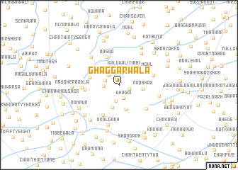 map of Ghaggarwāla