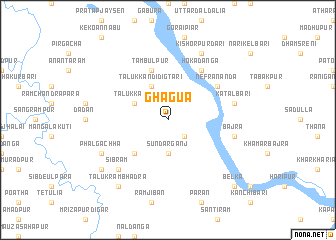 map of Ghāgua