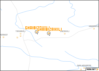 map of Ghaibīzai Kili