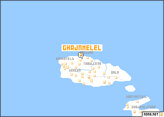 map of Għajn Melel