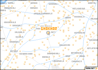 map of Ghakhar