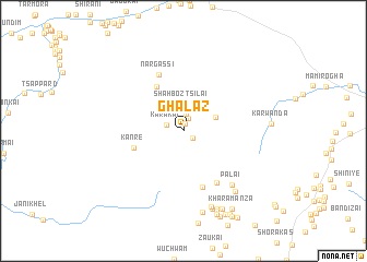 map of Ghalaz