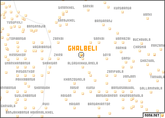 map of Ghalbeli