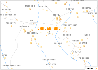 map of Ghālebābād