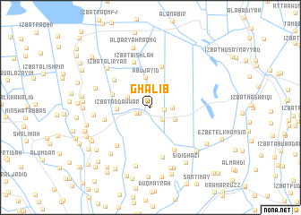 map of Ghālib