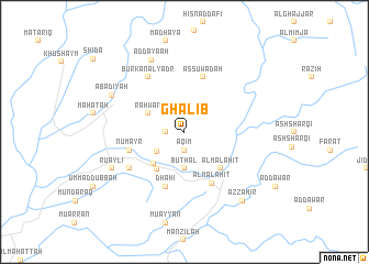 map of Ghālib