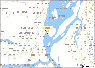 map of Ghāli