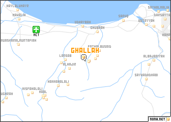 map of Ghallah